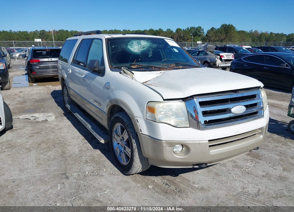 2008 FORD EXPEDITION EL EDDIE BAUER/KING RANCH VIN: 1FMFK18538LA23658