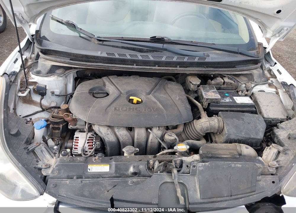2012 HYUNDAI ELANTRA GLS VIN: 5NPDH4AE2CH150548