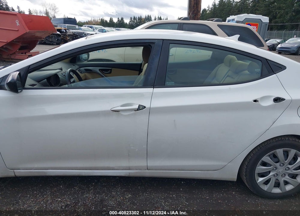 2012 HYUNDAI ELANTRA GLS VIN: 5NPDH4AE2CH150548