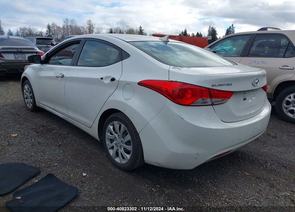 2012 HYUNDAI ELANTRA GLS VIN: 5NPDH4AE2CH150548