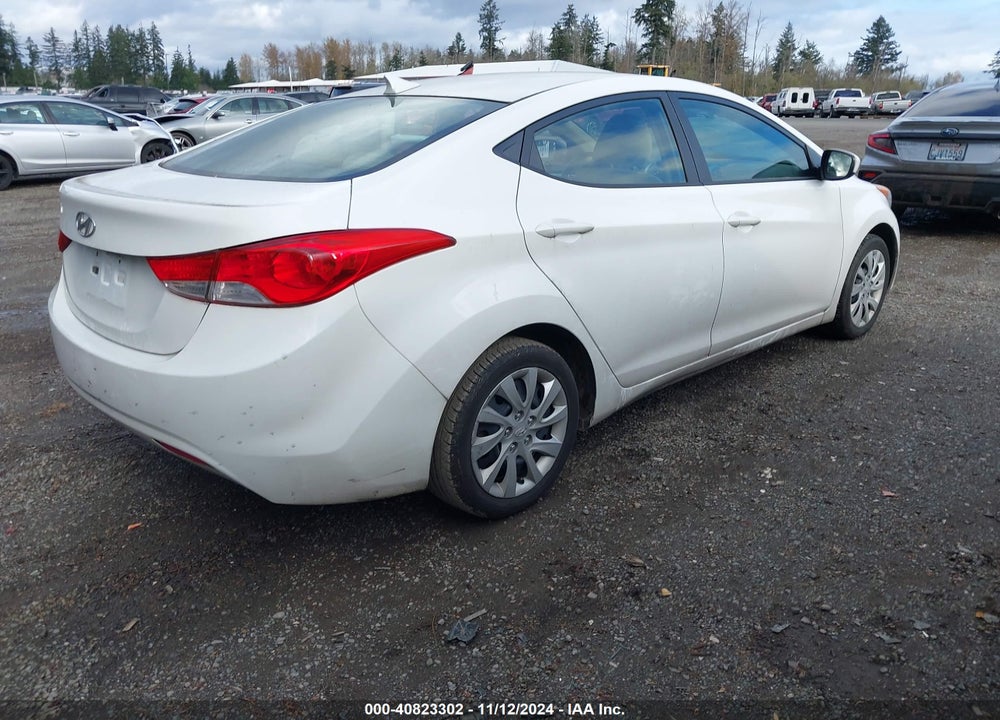 2012 HYUNDAI ELANTRA GLS VIN: 5NPDH4AE2CH150548
