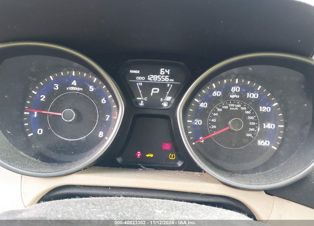 2012 HYUNDAI ELANTRA GLS VIN: 5NPDH4AE2CH150548