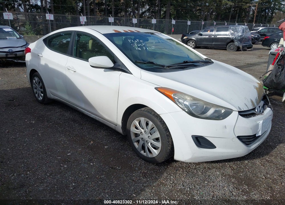 2012 HYUNDAI ELANTRA GLS VIN: 5NPDH4AE2CH150548