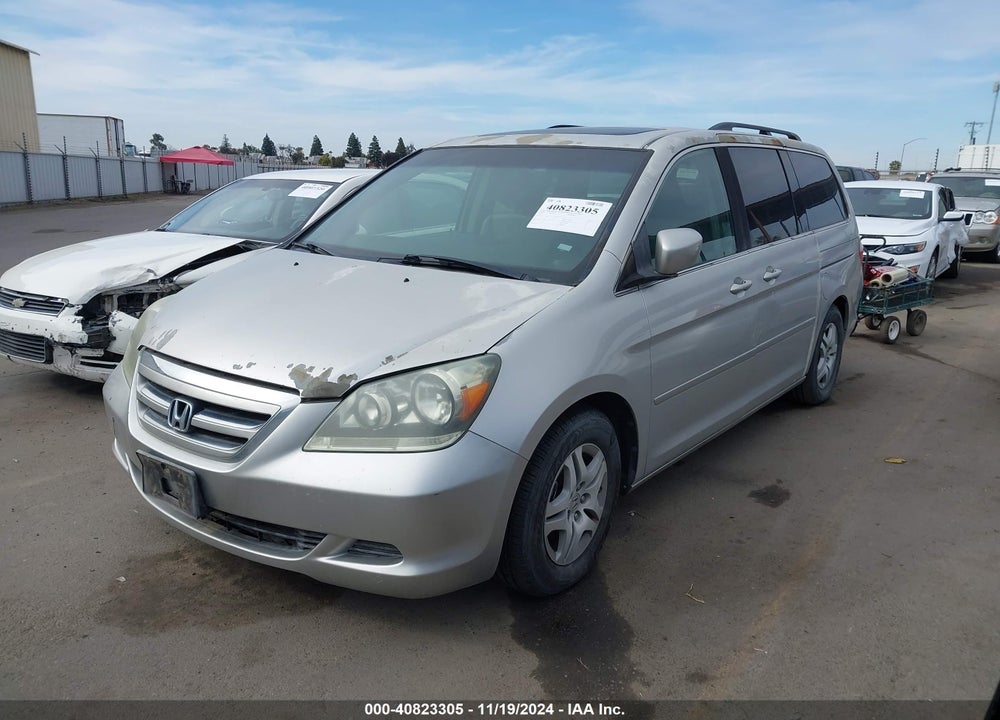 2007 HONDA ODYSSEY EX-L VIN: 5FNRL38747B068590