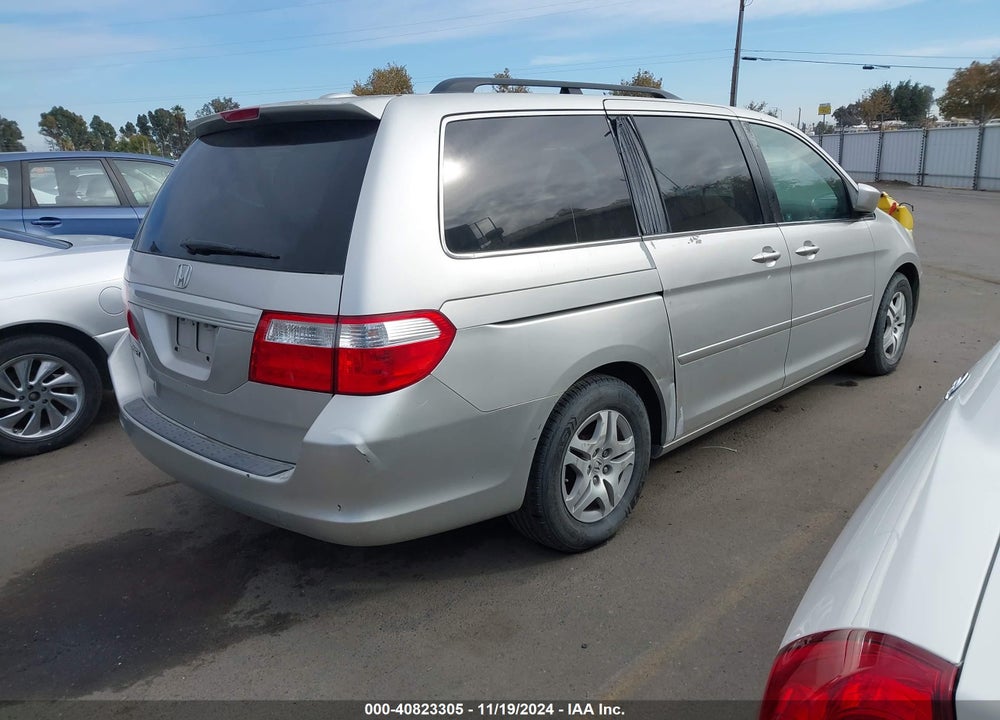 2007 HONDA ODYSSEY EX-L VIN: 5FNRL38747B068590