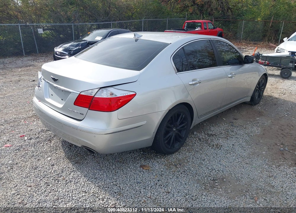 2009 HYUNDAI GENESIS 4.6 VIN: KMHGC46F69U044255