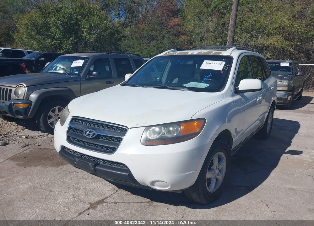 2007 HYUNDAI SANTA FE GLS VIN: 5NMSG13D47H089641