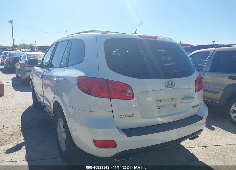 2007 HYUNDAI SANTA FE GLS VIN: 5NMSG13D47H089641
