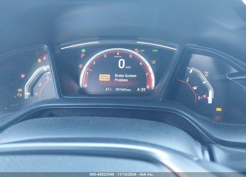 2019 HONDA CIVIC SPORT VIN: SHHFK7H48KU218632