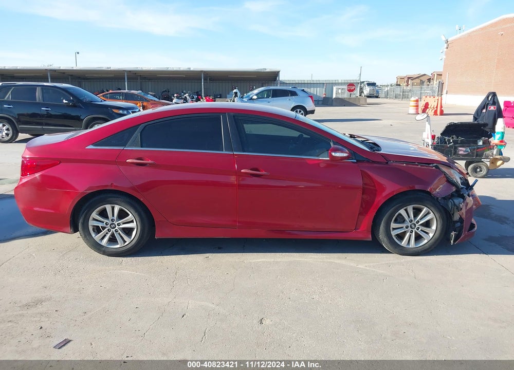 2014 HYUNDAI SONATA GLS VIN: 5NPEB4AC9EH946513