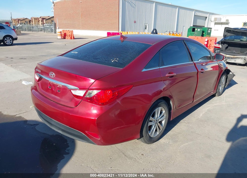 2014 HYUNDAI SONATA GLS VIN: 5NPEB4AC9EH946513