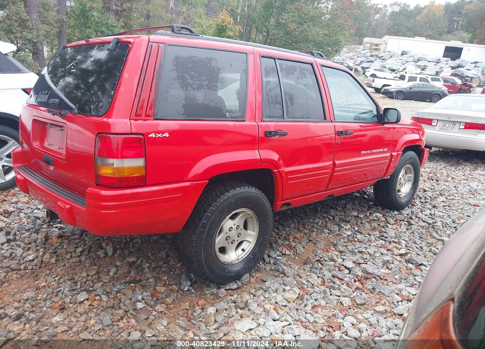 1998 JEEP GRAND CHEROKEE LAREDO VIN: 1J4GZ48S8WC319178