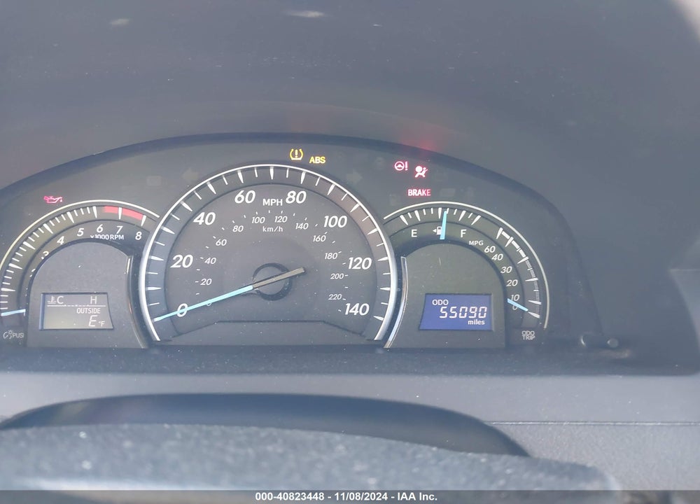 2012 TOYOTA CAMRY VIN: 4T1BF1FK5CU509984