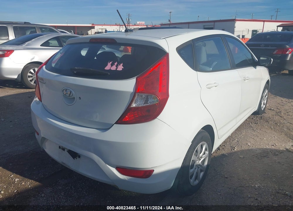 2012 HYUNDAI ACCENT GS VIN: KMHCT5AE6CU052334