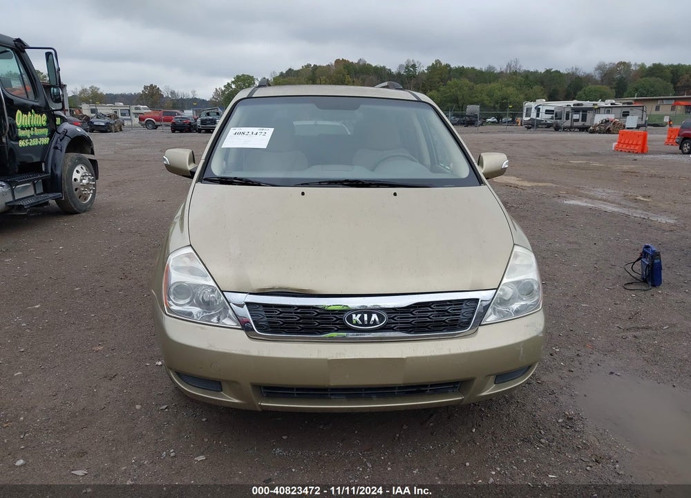 2011 KIA SEDONA LX VIN: KNDMG4C7XB6405053