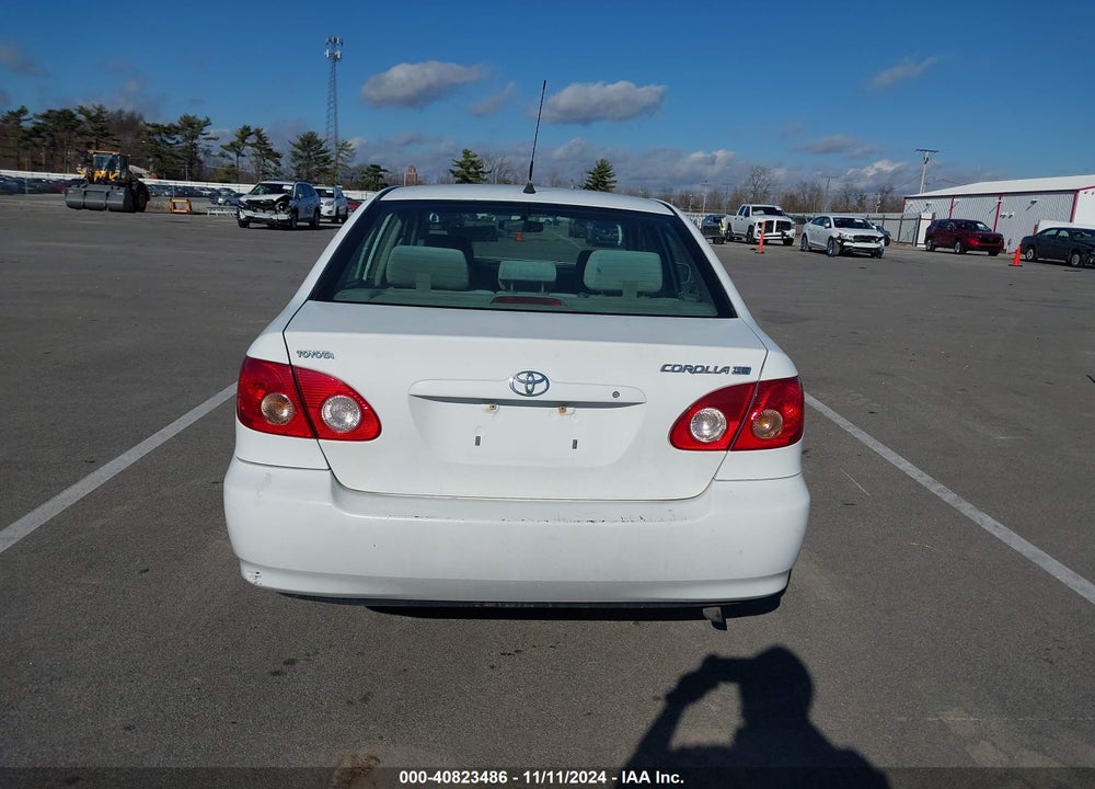 2008 TOYOTA COROLLA LE VIN: 2T1BR32E58C928445