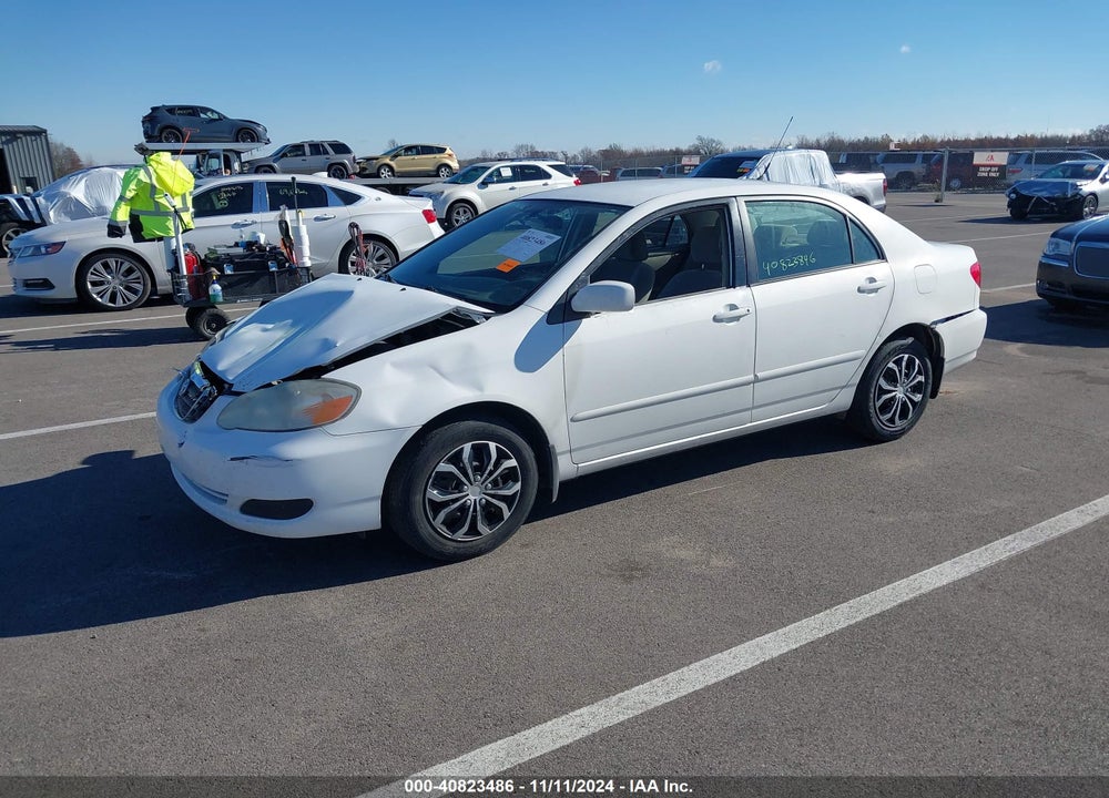 2008 TOYOTA COROLLA LE VIN: 2T1BR32E58C928445