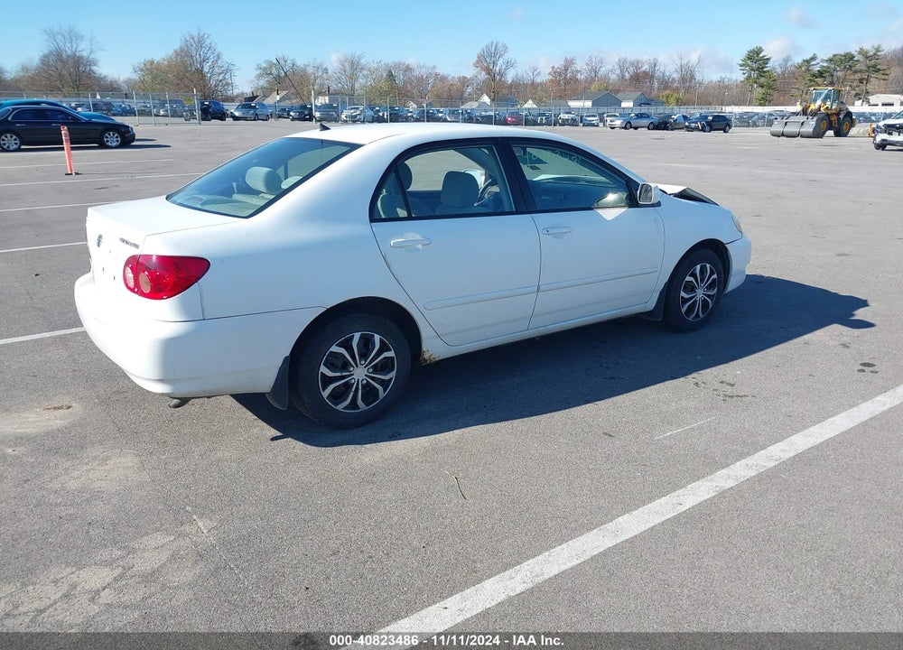 2008 TOYOTA COROLLA LE VIN: 2T1BR32E58C928445