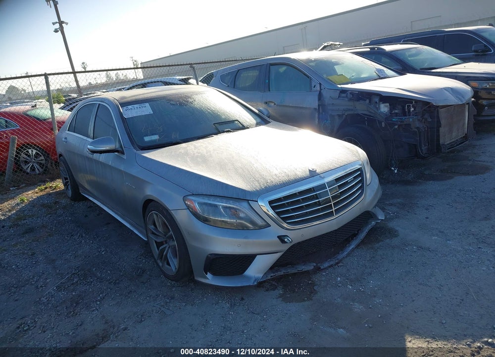2015 MERCEDES-BENZ S 63 AMG 4MATIC VIN: WDDUG7JB9FA145777