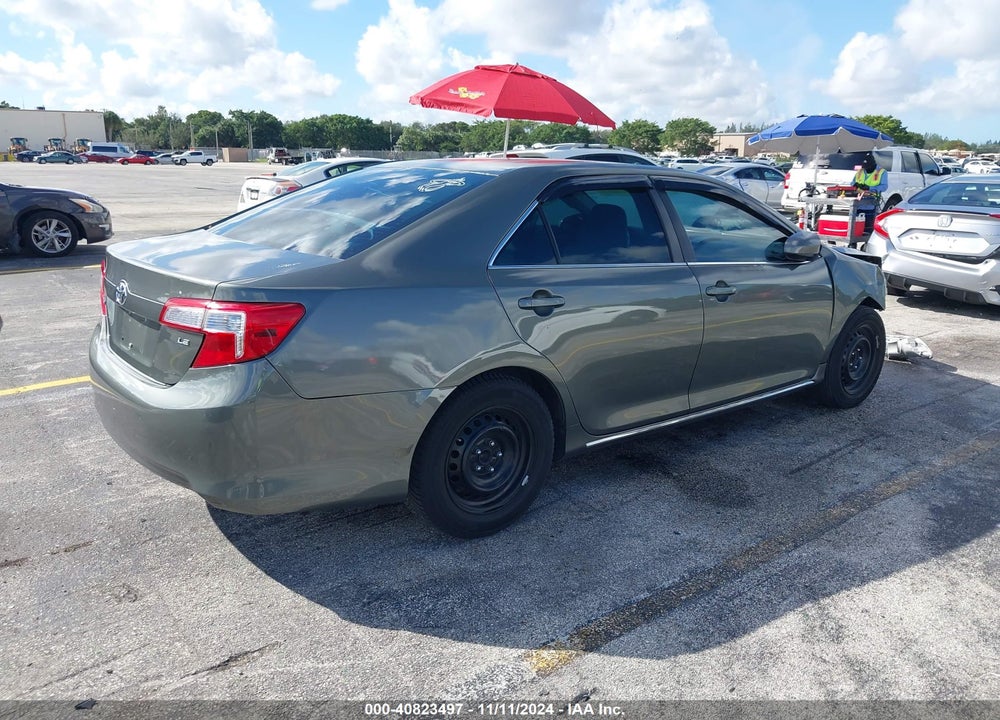 2012 TOYOTA CAMRY LE VIN: 4T1BF1FK0CU627263