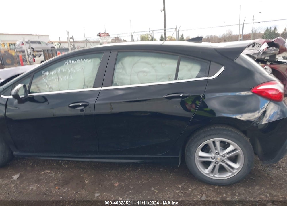 2018 CHEVROLET CRUZE LT MANUAL VIN: 3G1BD6SM1JS513812