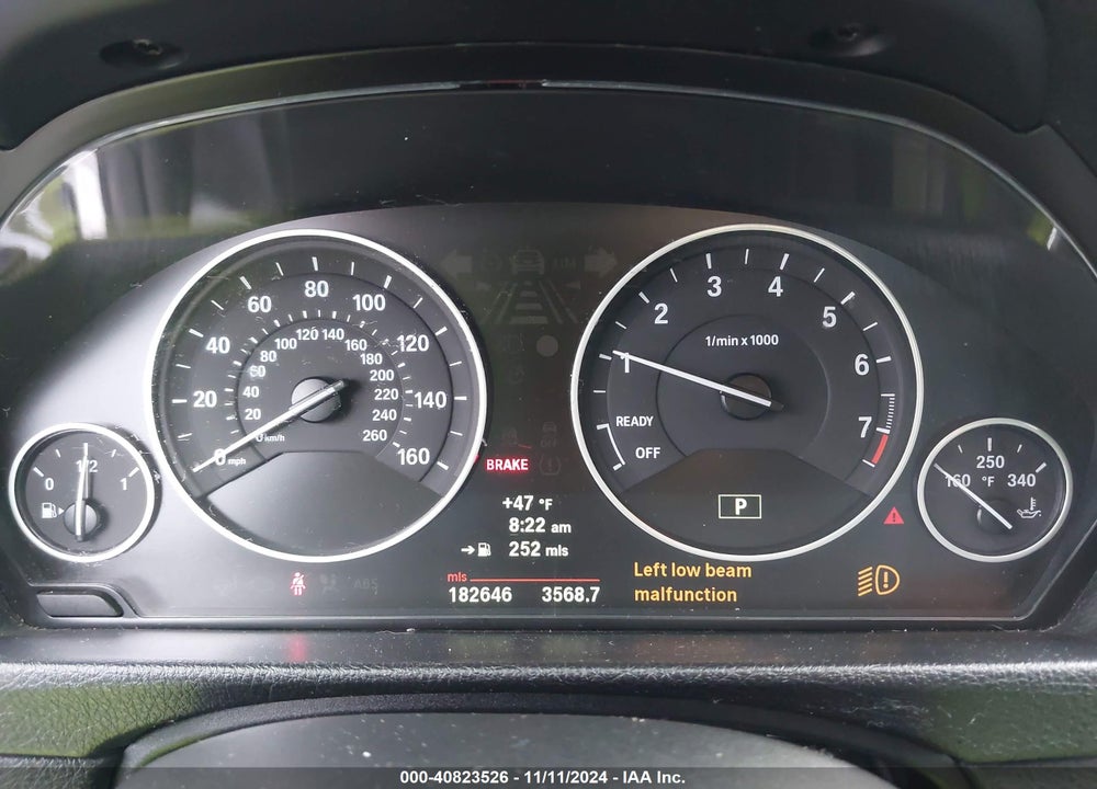 2013 BMW 320I XDRIVE VIN: WBA3C3C54DF146785