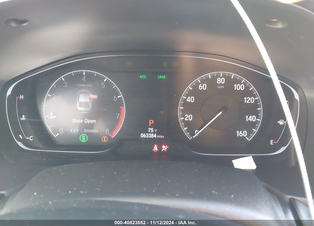 2019 HONDA ACCORD SPORT VIN: 1HGCV1F38KA001207