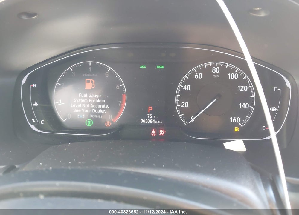 2019 HONDA ACCORD SPORT VIN: 1HGCV1F38KA001207