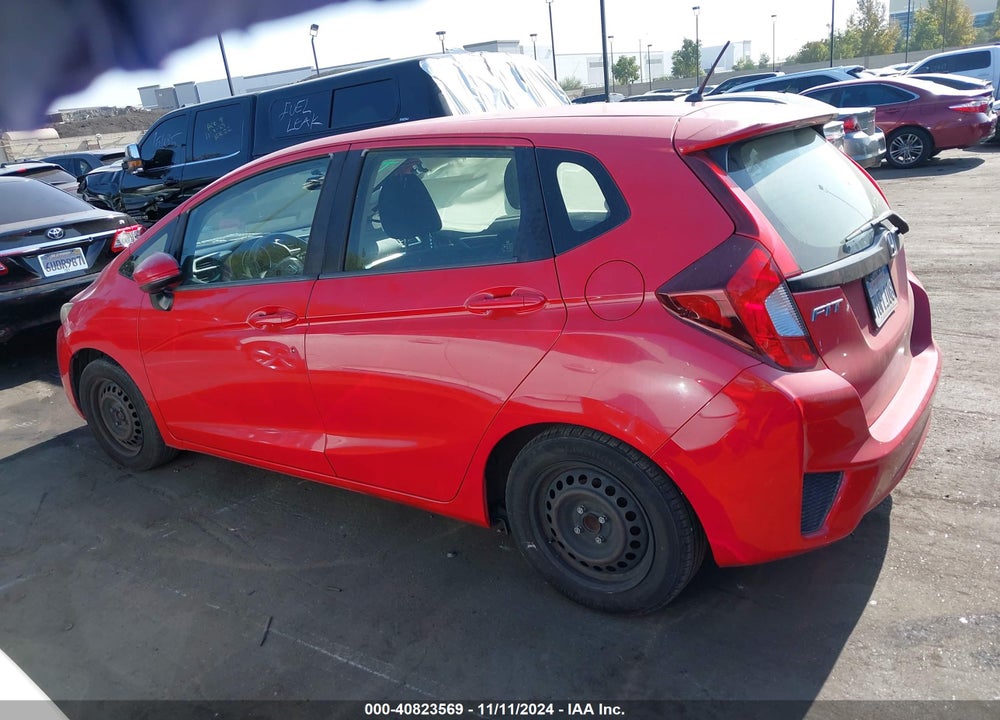 2016 HONDA FIT LX VIN: JHMGK5H57GS007272