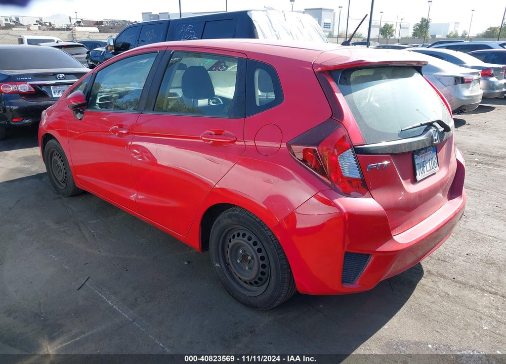 2016 HONDA FIT LX VIN: JHMGK5H57GS007272