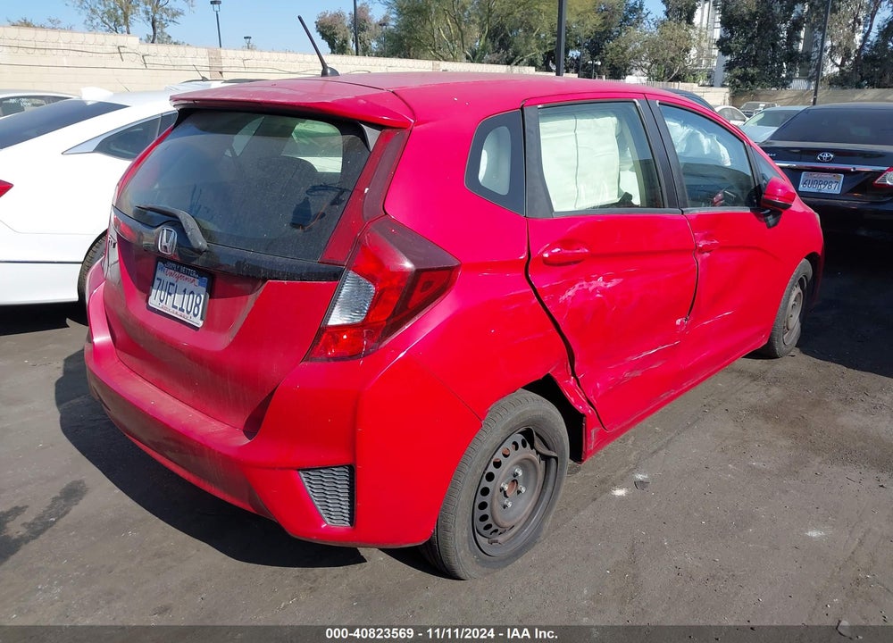2016 HONDA FIT LX VIN: JHMGK5H57GS007272