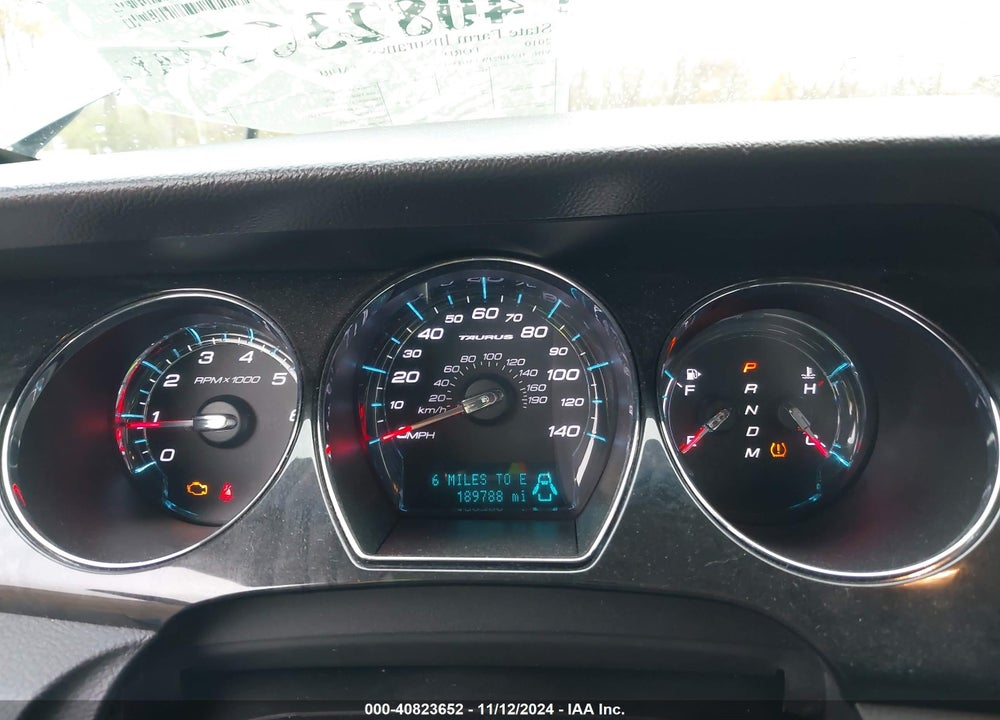 2010 FORD TAURUS LIMITED VIN: 1FAHP2JW3AG155122