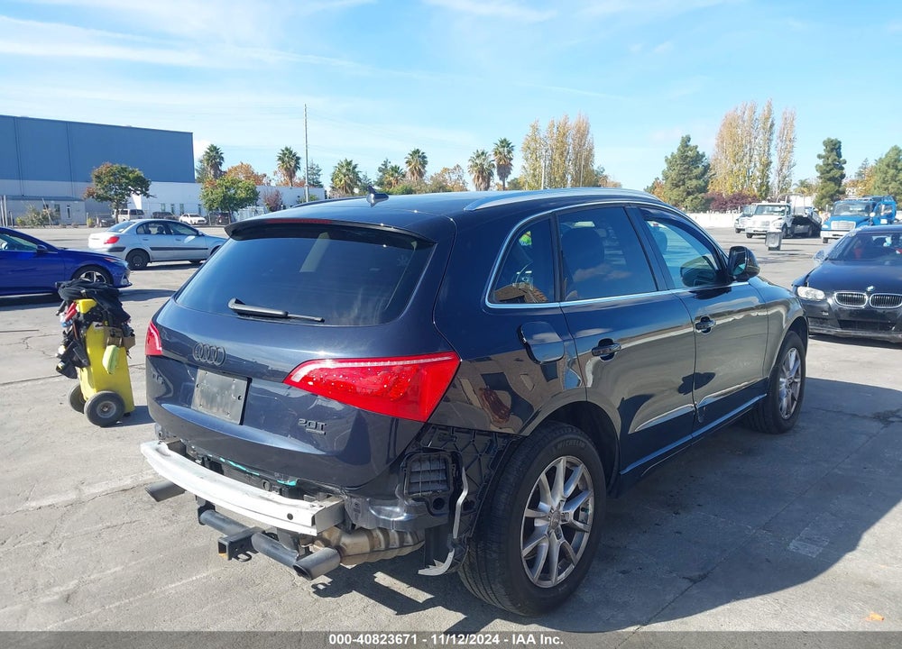 2012 AUDI Q5 2.0T PREMIUM VIN: WA1LFAFP4CA127882