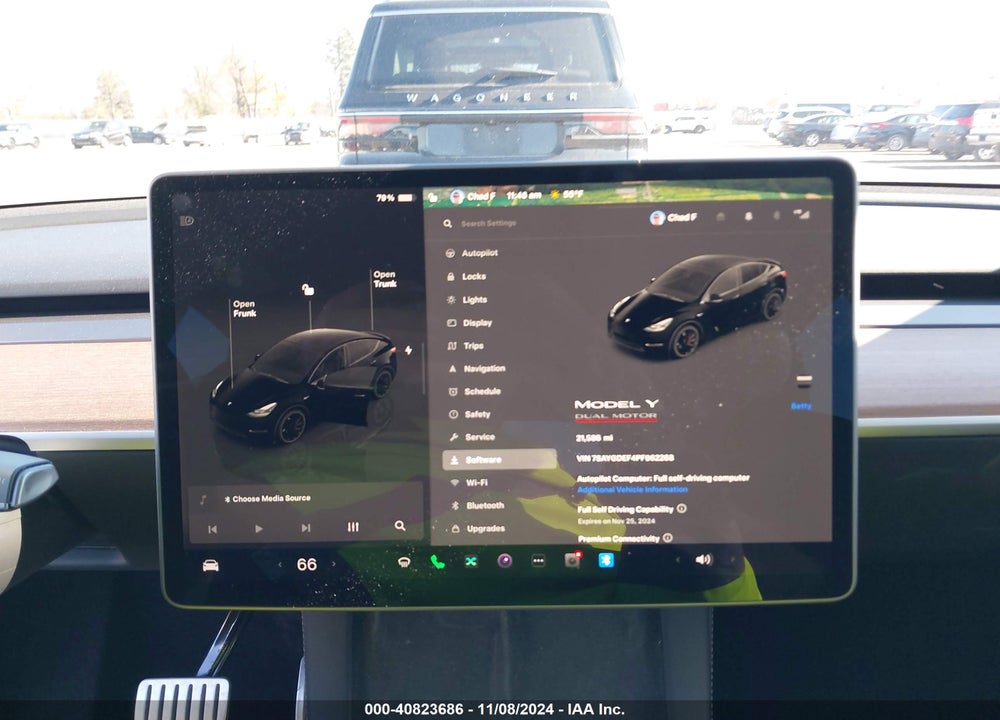 2023 TESLA MODEL Y PERFORMANCE DUAL MOTOR ALL-WHEEL DRIVE VIN: 7SAYGDEF4PF962268