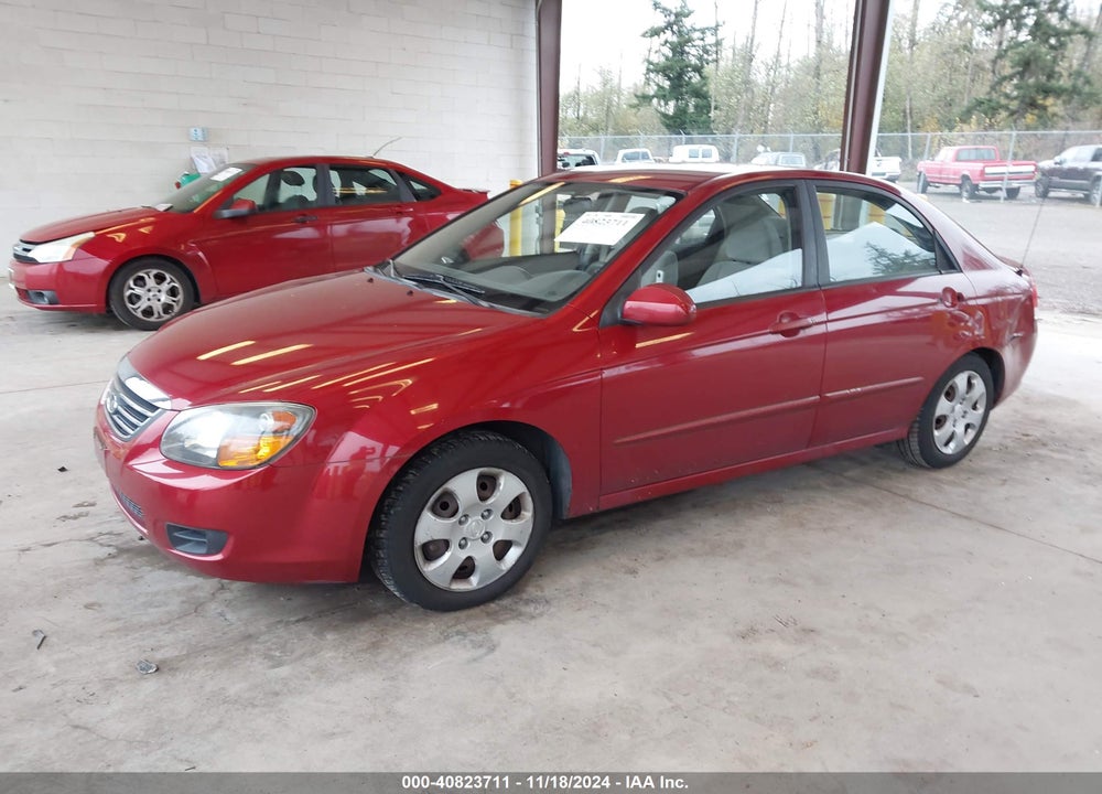 2009 KIA SPECTRA EX VIN: KNAFE222195661975