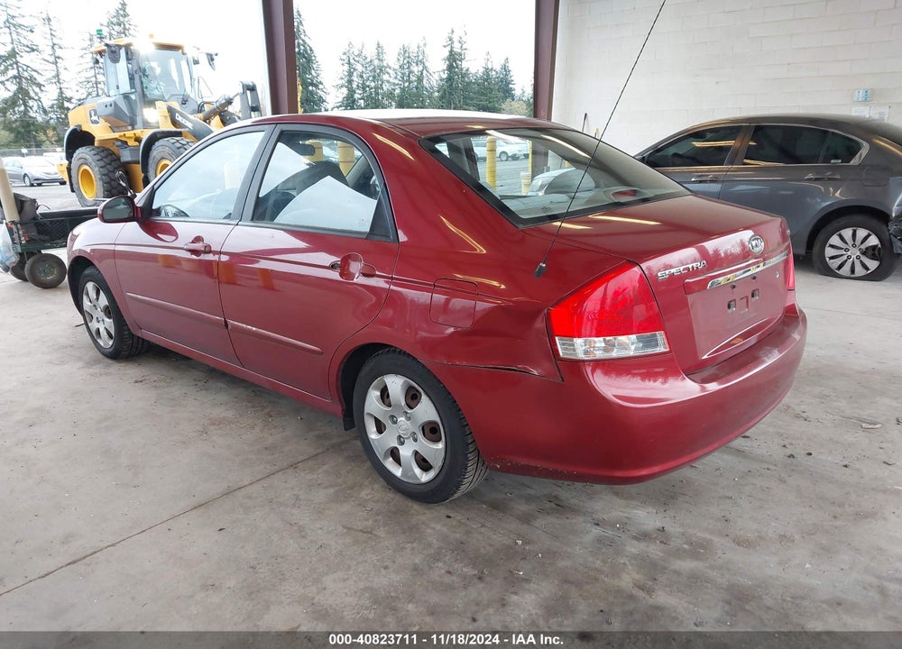 2009 KIA SPECTRA EX VIN: KNAFE222195661975