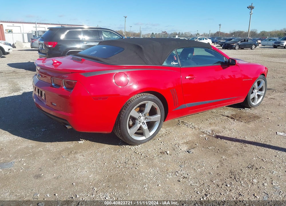 2012 CHEVROLET CAMARO 2LT VIN: 2G1FC3D31C9110372
