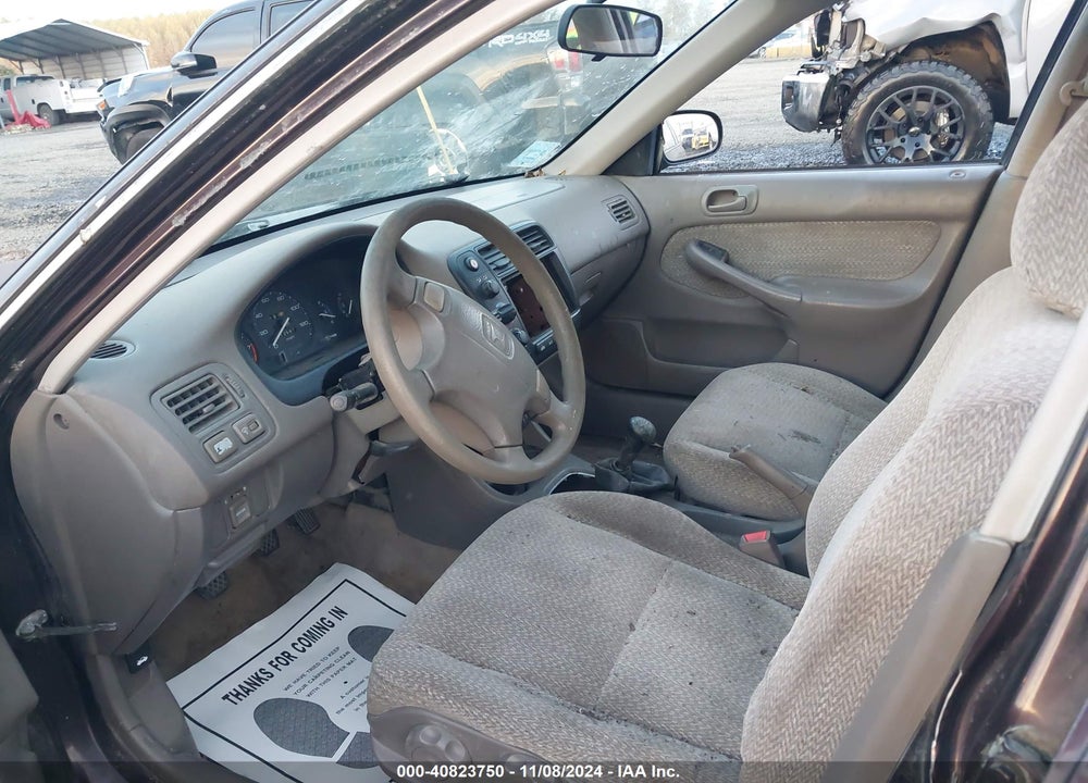 2000 HONDA CIVIC LX VIN: 1HGEJ6572YL024100