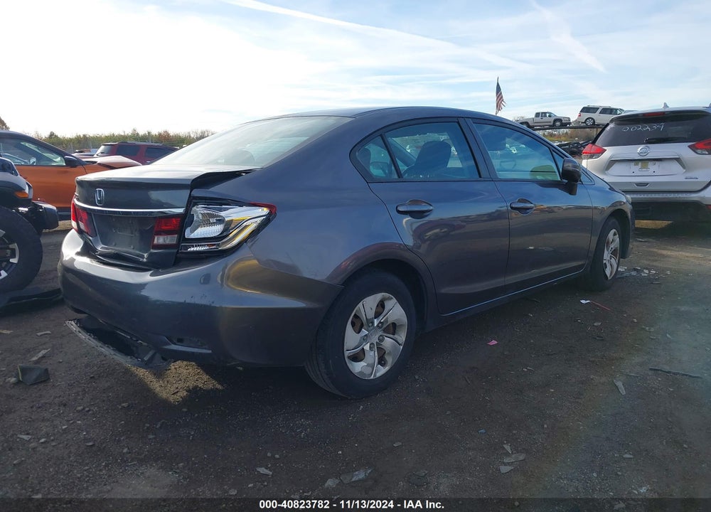 2014 HONDA CIVIC LX VIN: 19XFB2F57EE041551