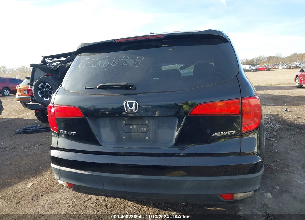 2017 HONDA PILOT EX-L VIN: 5FNYF6H63HB026828