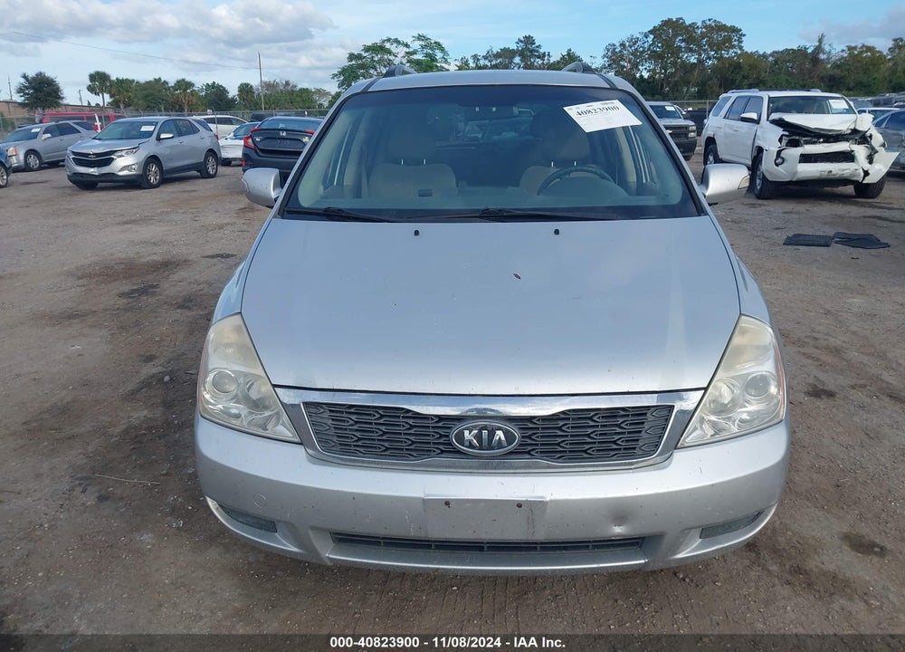2012 KIA SEDONA LX VIN: KNDMG4C70C6449855