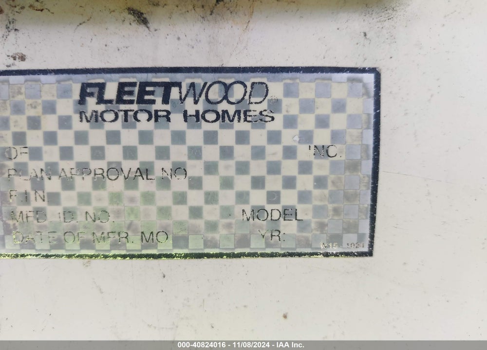 1995 FORD F530 SUPER DUTY VIN: 3FCMF53G4SJA02406