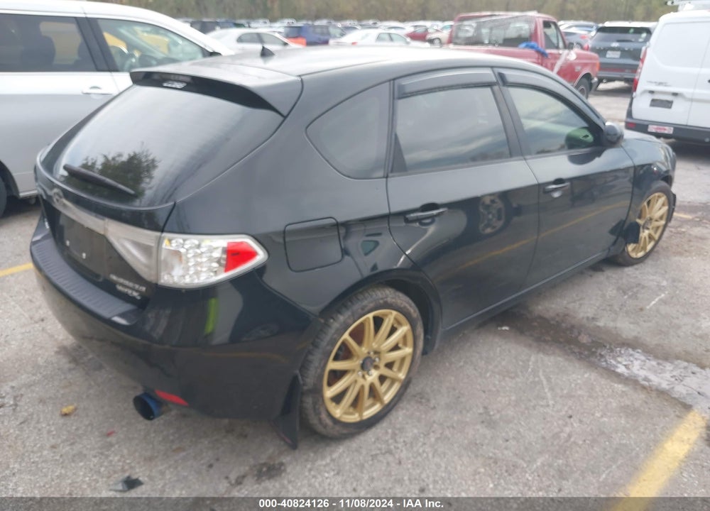 2008 SUBARU IMPREZA WRX VIN: JF1GH74658G808870