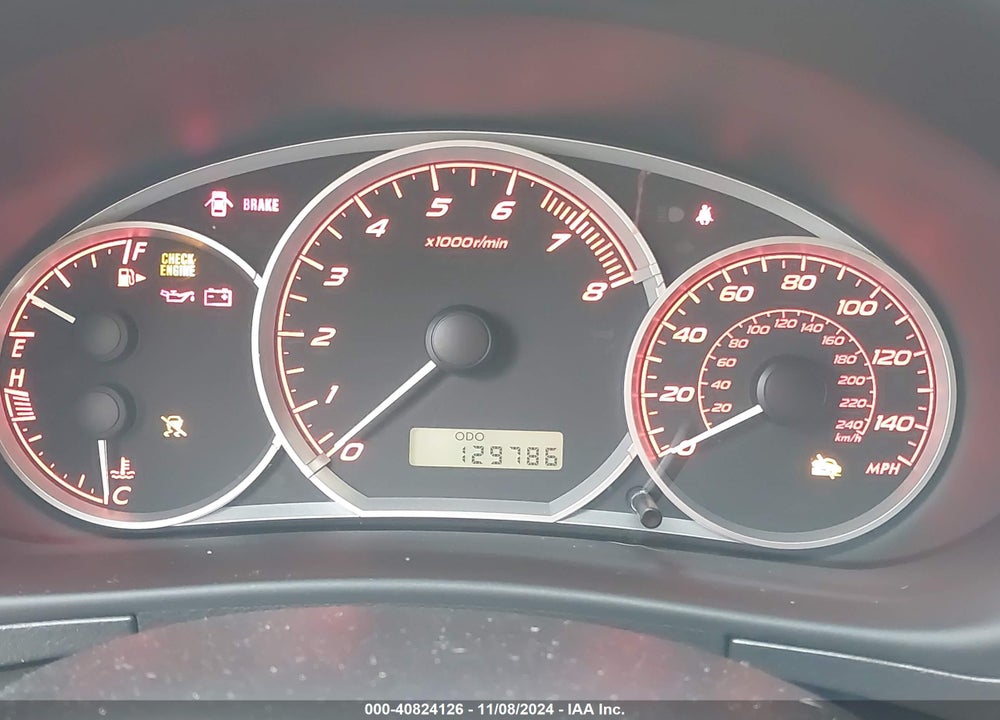 2008 SUBARU IMPREZA WRX VIN: JF1GH74658G808870