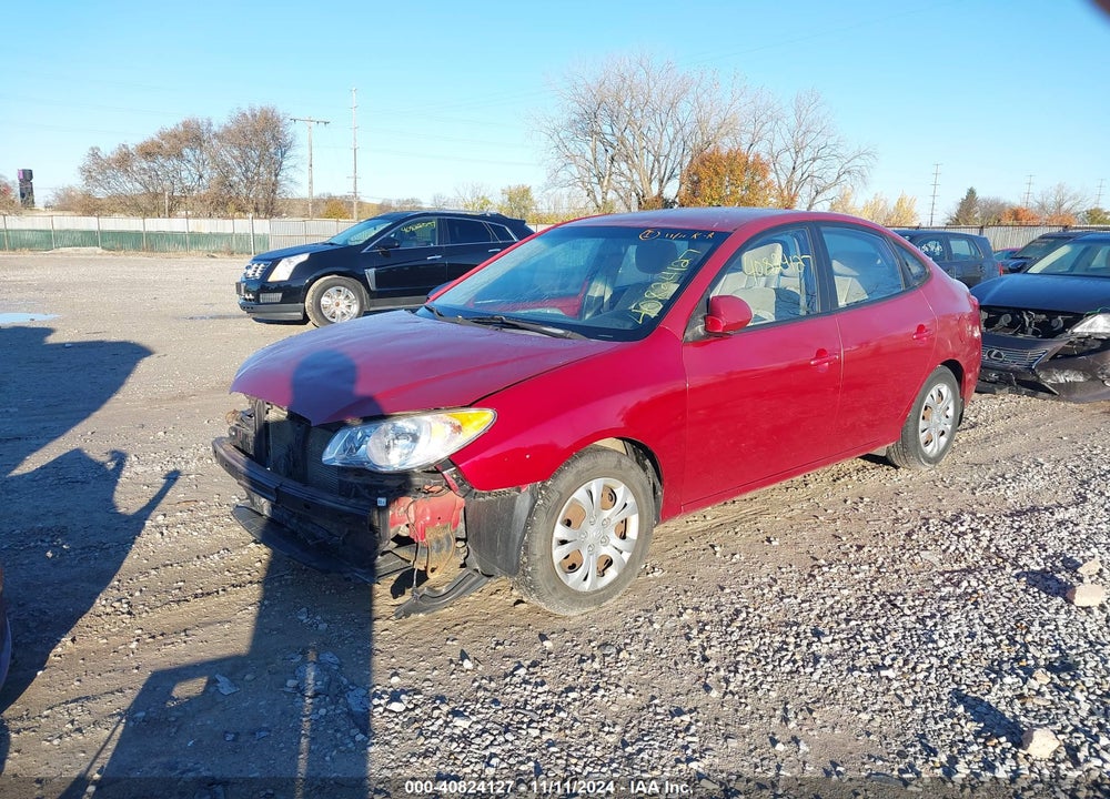 2009 HYUNDAI ELANTRA VIN: KMHDU46D79U807463