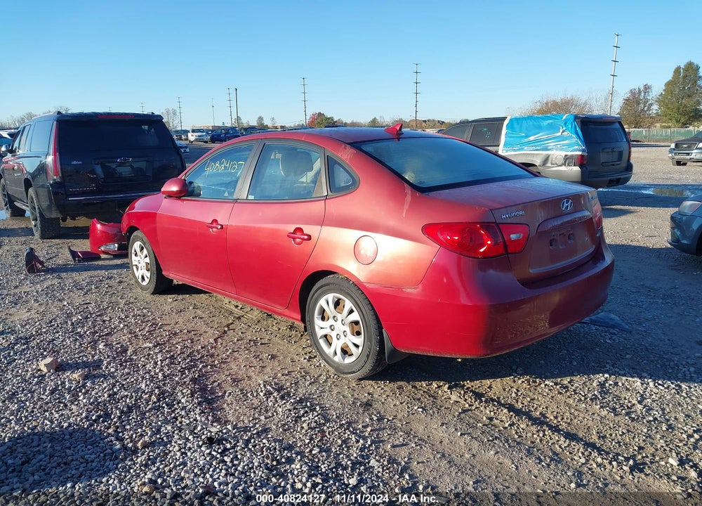 2009 HYUNDAI ELANTRA VIN: KMHDU46D79U807463