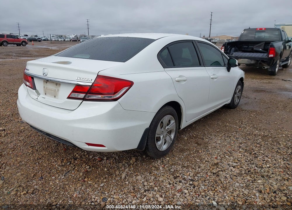 2013 HONDA CIVIC LX VIN: 2HGFB2F55DH596230