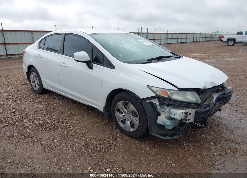 2013 HONDA CIVIC LX VIN: 2HGFB2F55DH596230