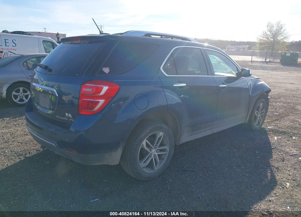 2016 CHEVROLET EQUINOX LTZ VIN: 2GNALDEK4G6136900