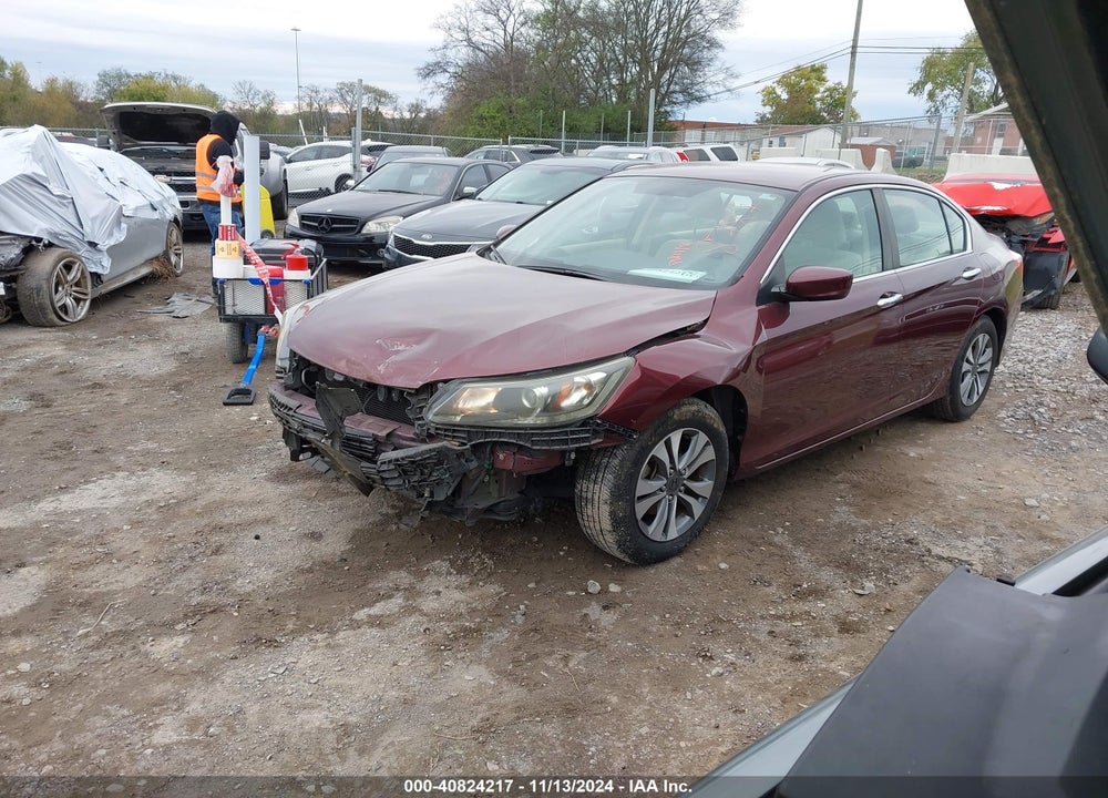 2013 HONDA ACCORD LX VIN: 1HGCR2F39DA018787